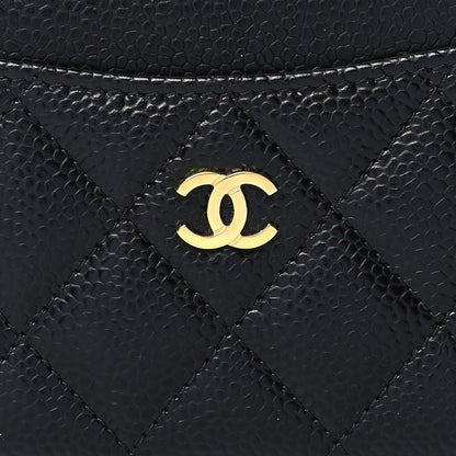 Chanel Caviar Quilted Card Holder Black 9 of 12
