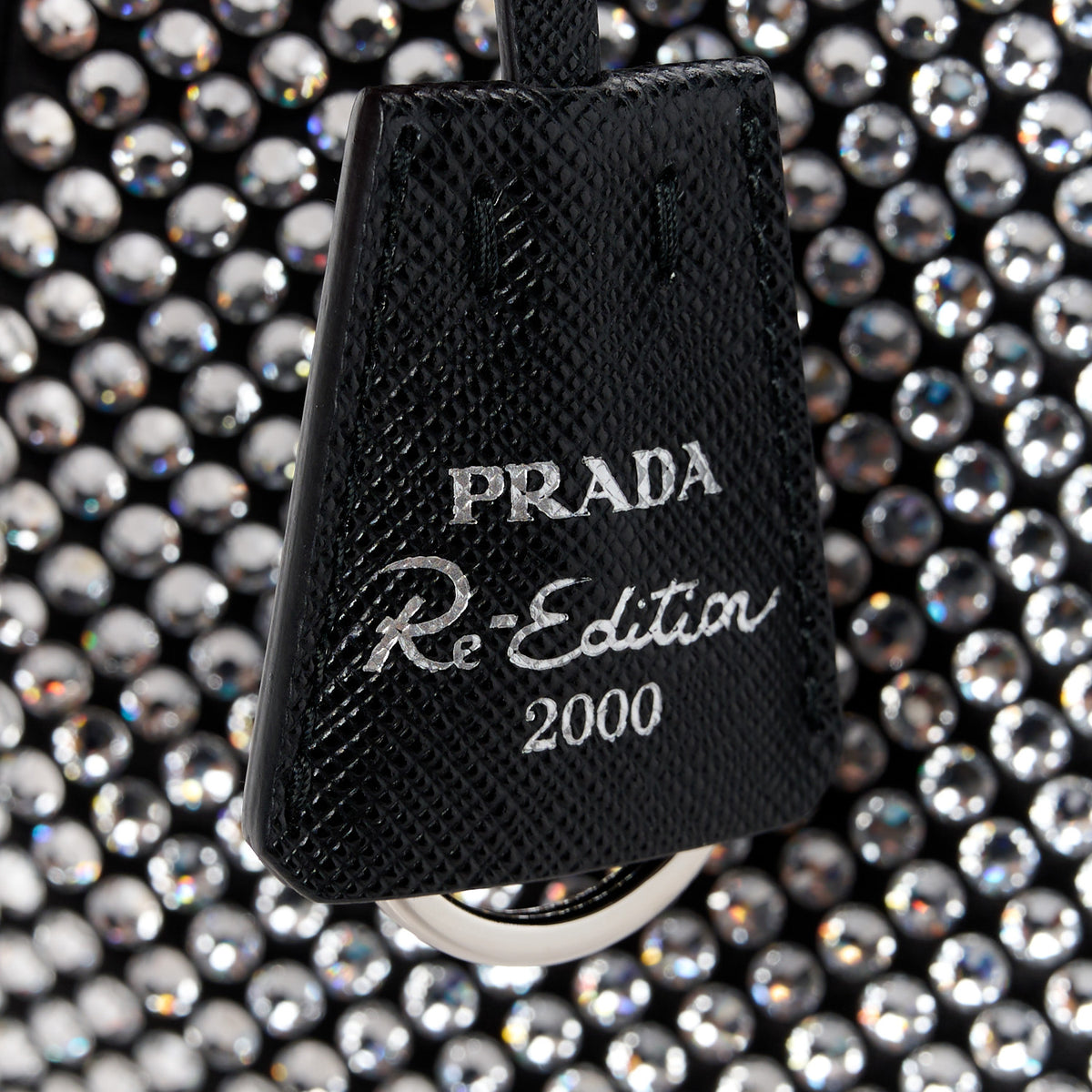 Prada Satin Crystal Mini Re-Edition 2000 Bag Cristal 8 of 12