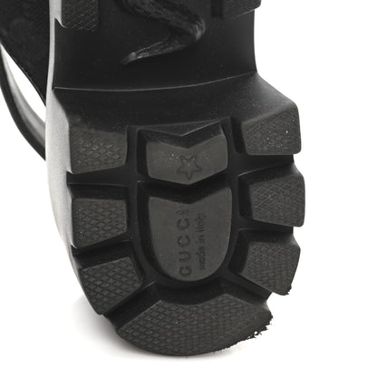 Gucci Monogram Granada Kid Trip 40/72mm Lug Sole Sandals 40 Black 7 of 9
