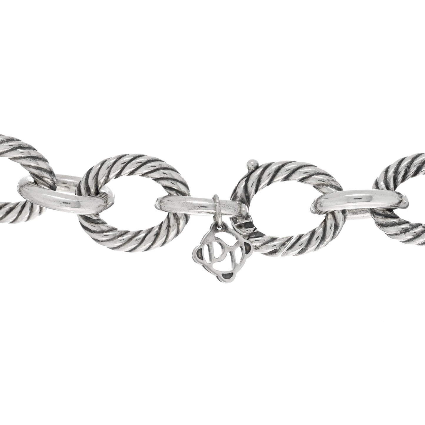 Sterling Silver 16mm Large Oval Link Necklace