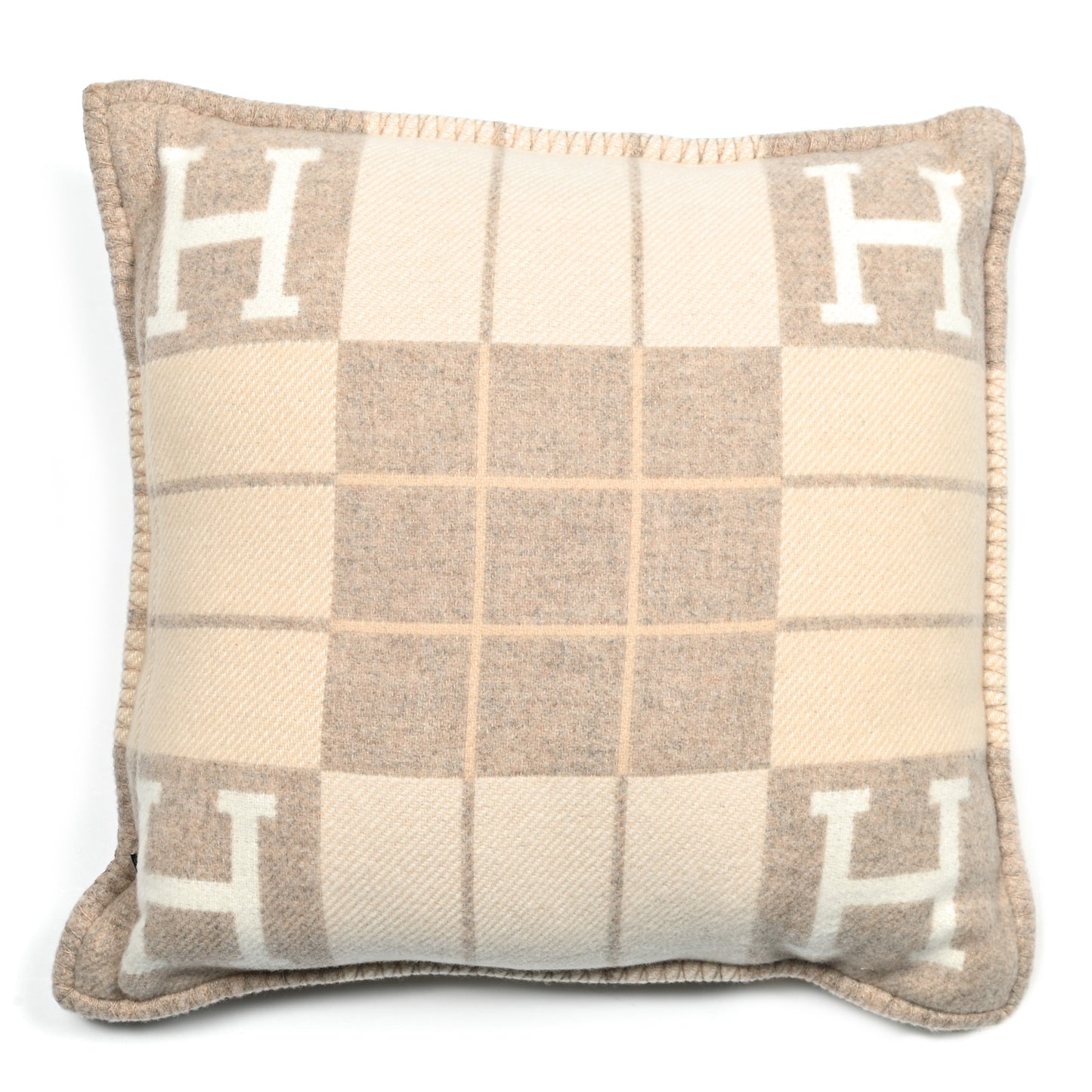 Wool Cashmere Avalon III Pillow PM Coco Camomille