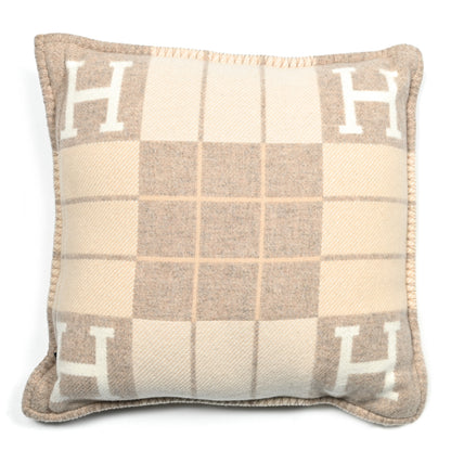 Hermes Wool Cashmere Avalon III Pillow PM Coco Camomille 2 of 3