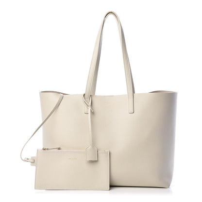 Saint Laurent Calfskin Large Shopping Tote Porcellana 1 of 22