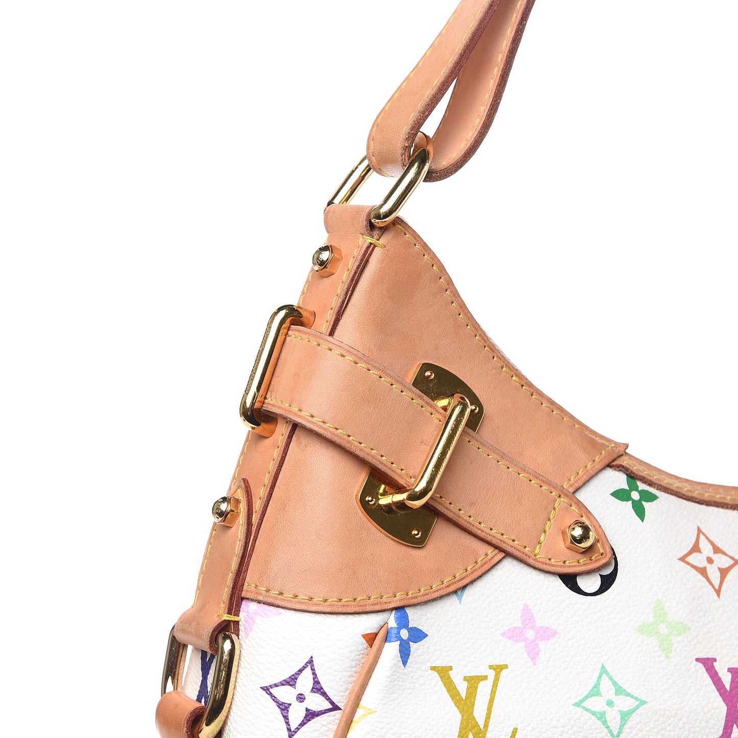 Monogram Multicolor Greta White