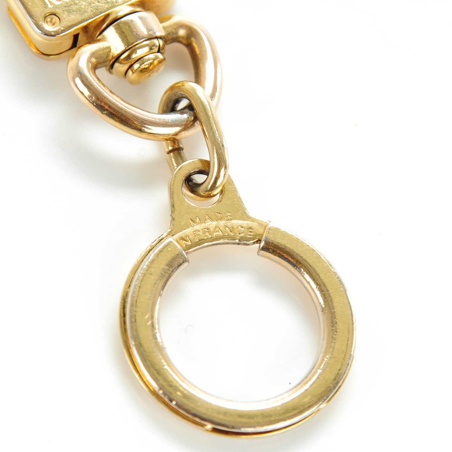 Louis Vuitton Pochette Extender Key Ring Gold 3 of 3