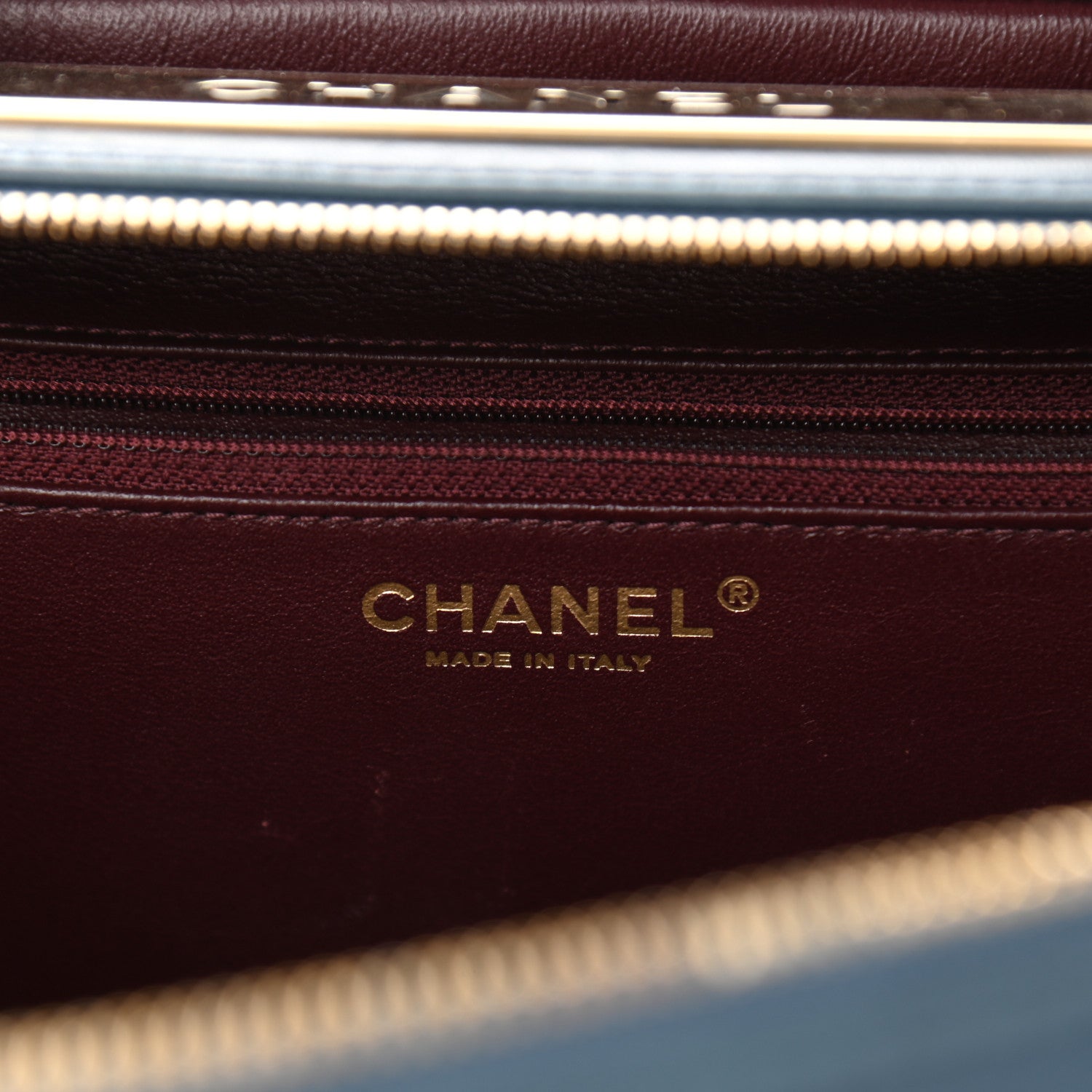 Chanel Lambskin Quilted Large Trendy CC Bowling Bag Blue 7 of 16