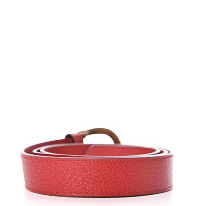 Gucci Textured Calfskin Dionysus 30mm Belt 95 38 Hibiscus Red 3 of 8