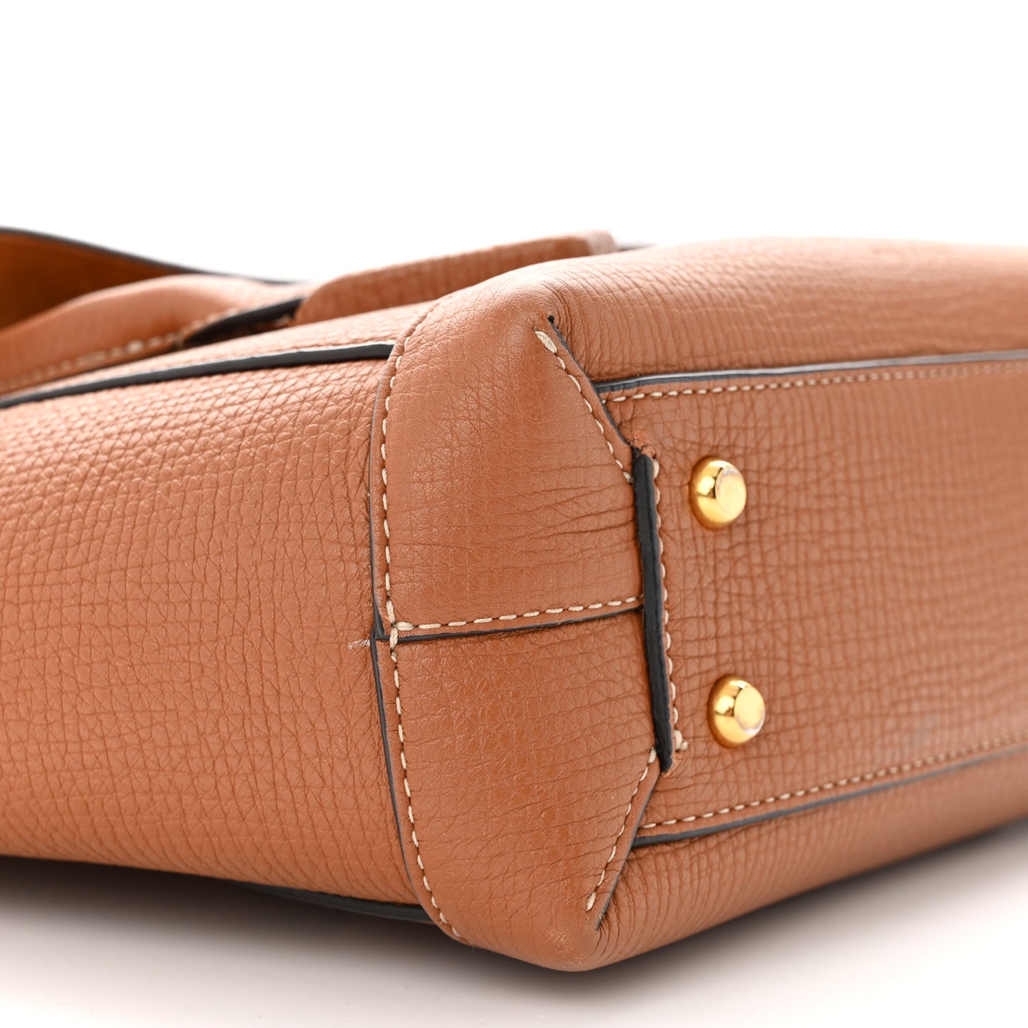 Grainy Calfskin Small Arco Wood