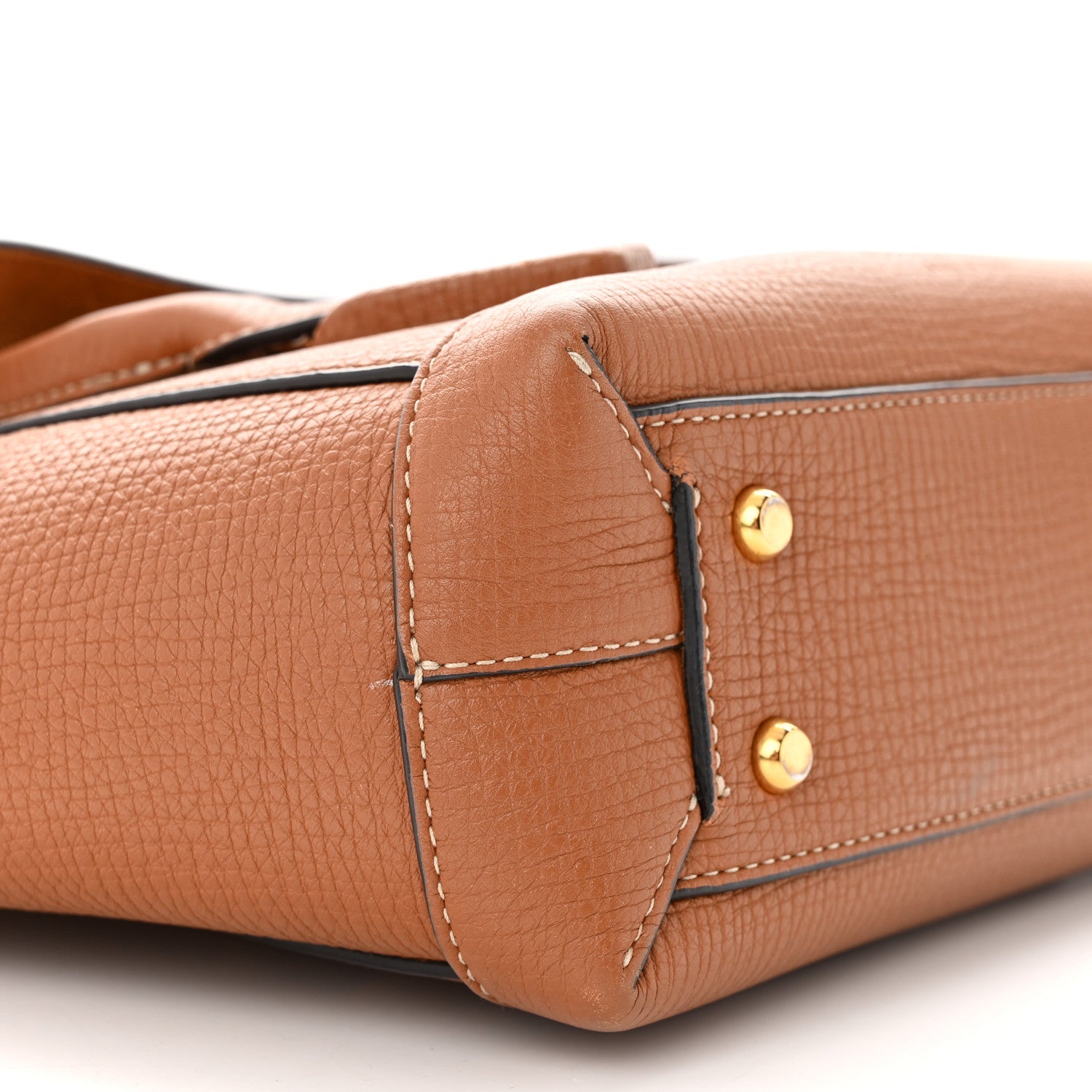 Bottega Veneta Grainy Calfskin Small Arco Wood 9 of 12