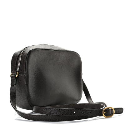 Gucci Textured Calfskin Web Small Webby Bee Shoulder Bag Brown Coffee 13 of 13