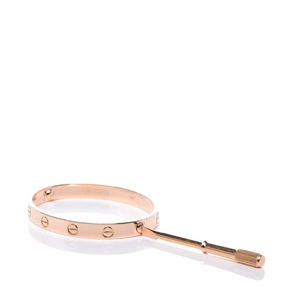 Cartier 18K Pink Gold LOVE Bracelet 16 6 of 7