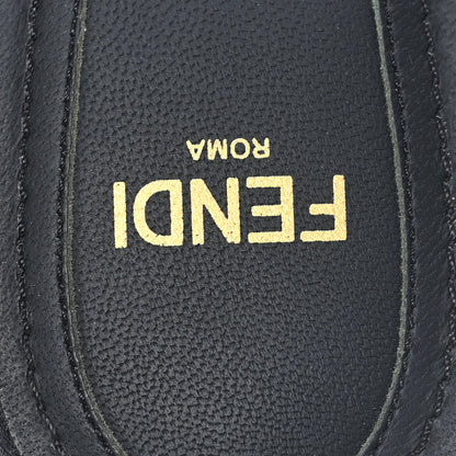 Fendi Calfskin Fendi First 95mm Slide Sandals 38 Black 8 of 9
