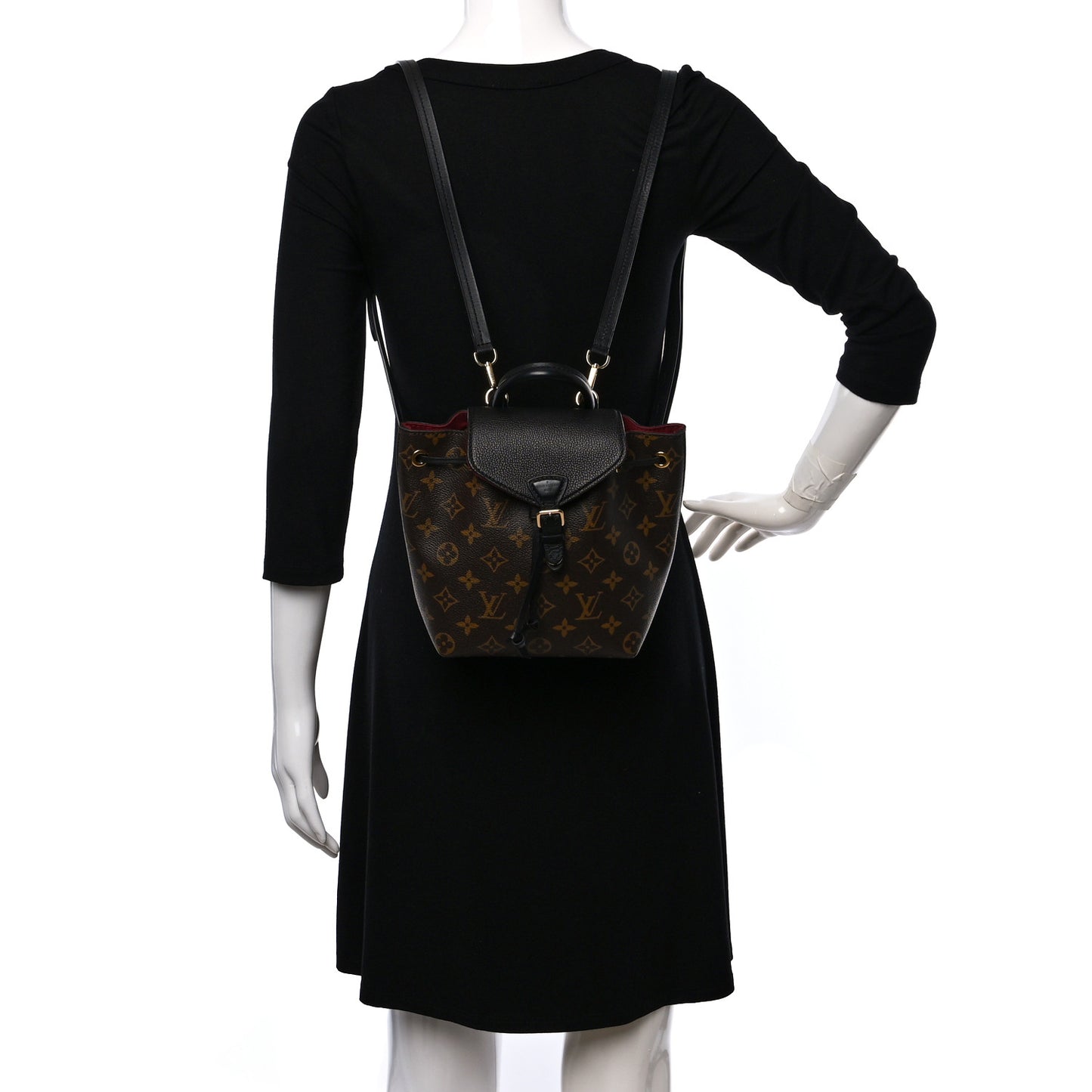 Monogram BB Montsouris NM Backpack Black