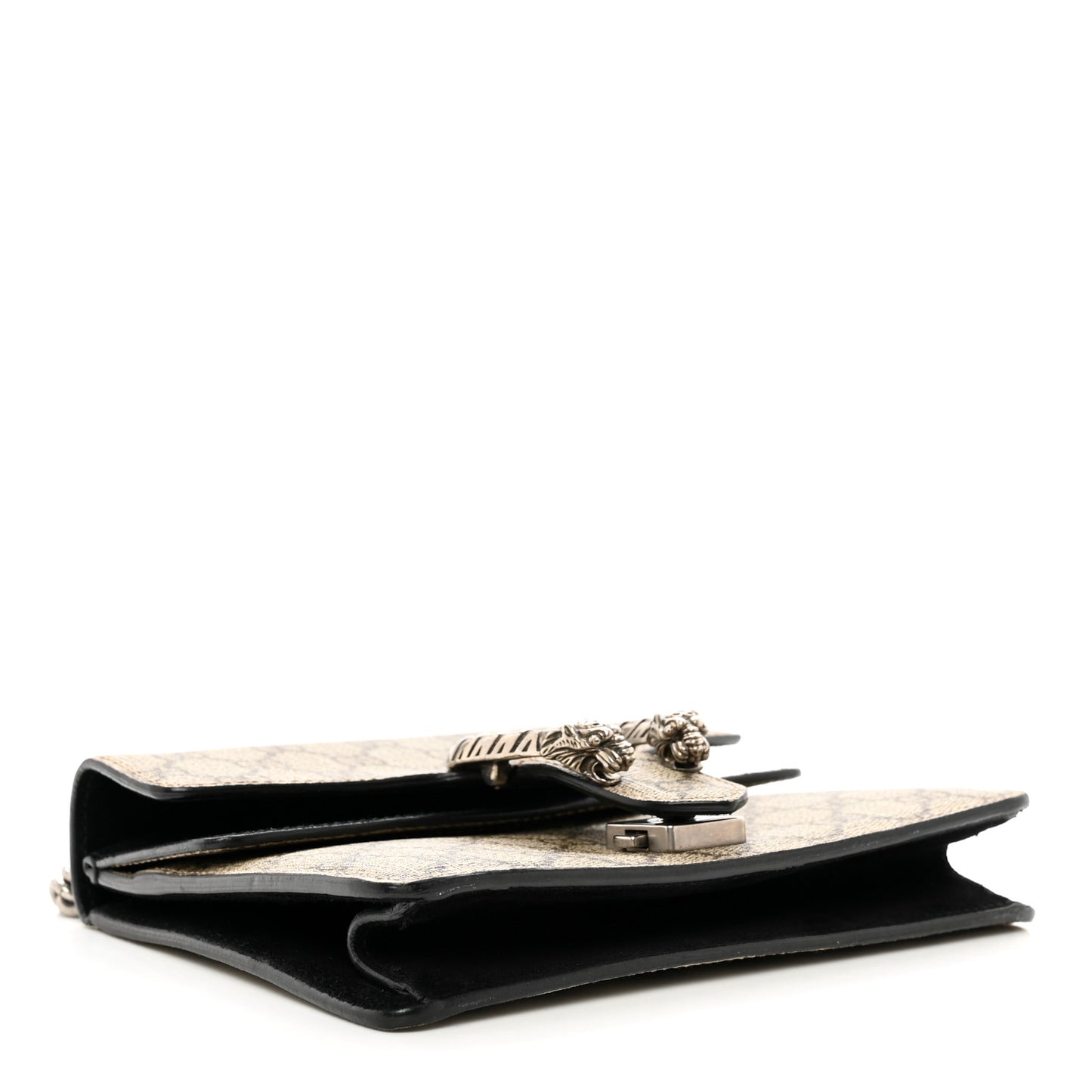 GG Supreme Monogram Mini Dionysus Shoulder Bag Black