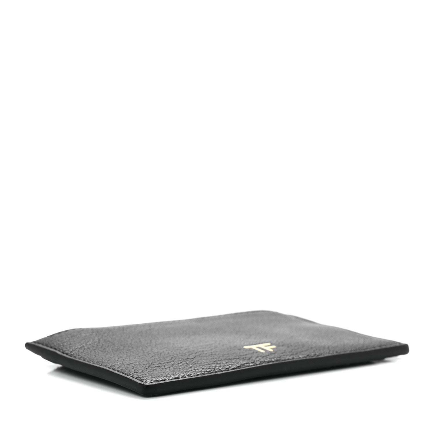 Tom Ford Grained Calfskin Zip Pouch Card Holder Black 3 of 10