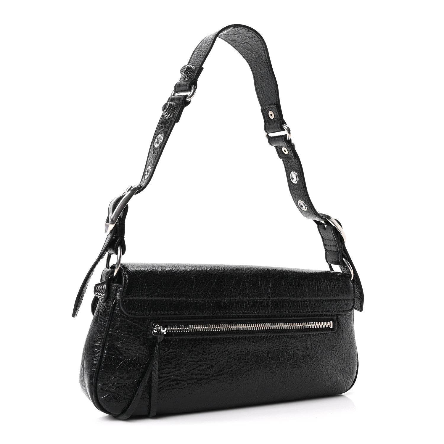 Balenciaga Agneau Arena Le Cagole Sling Bag XS Black 3 of 10