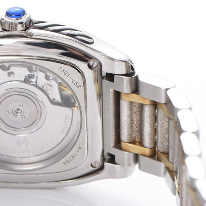 David Yurman Stainless Steel 18K Yellow Gold 35mm Thoroughbred Automatic Watch 10 of 11