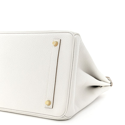 Hermes Togo Birkin 35 Gris Pale 10 of 11