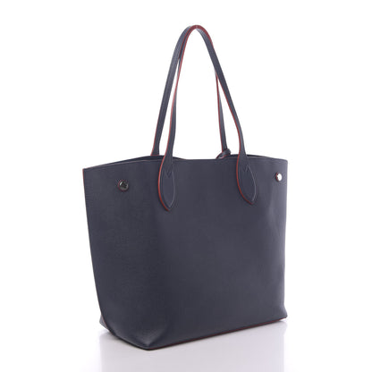 Louis Vuitton Calfskin Lockme Go Tote Marine Rouge 3 of 9
