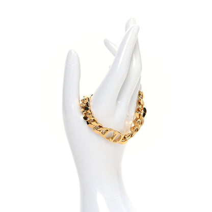 Christian Dior Metal Danseuse Etoile Chain Bracelet Gold 2 of 4