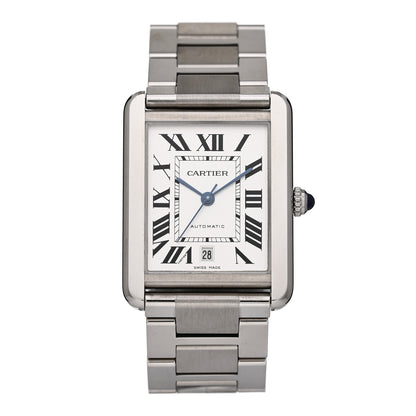 Cartier Stainless Steel 31mm Tank Solo Automatic Watch 1 of 4