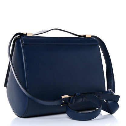 Givenchy Textured Calfskin Medium Pandora Box Crossbody Bag Navy 3 of 16