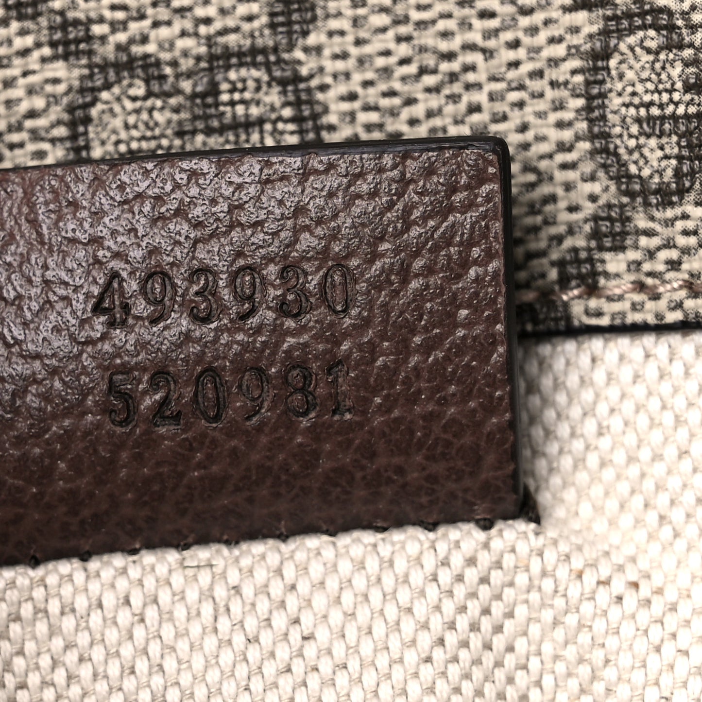GG Supreme Monogram Neo Vintage Web Belt Bag Brown
