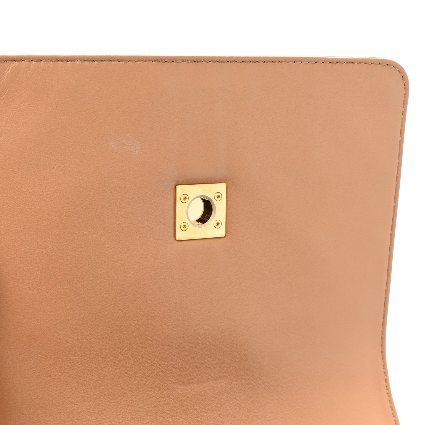 Calfskin Monogram Metal Rendez-Vous Camel