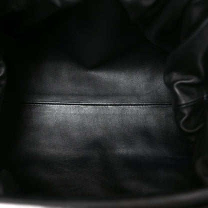 Bottega Veneta Smooth Butter Calf The Pouch Oversized Clutch Black 5 of 11