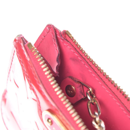 Louis Vuitton Vernis Key Pouch Rose Pop 8 of 10
