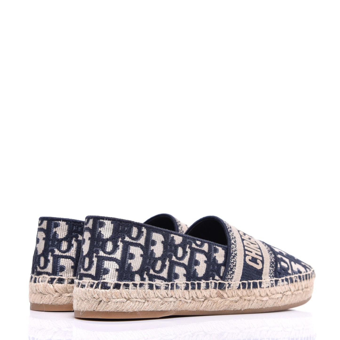Oblique Embroidered Granville 15mm Espadrilles 37 Deep Blue