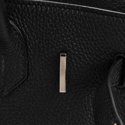 Hermes Taurillon Clemence Birkin 30 Black 26 of 31