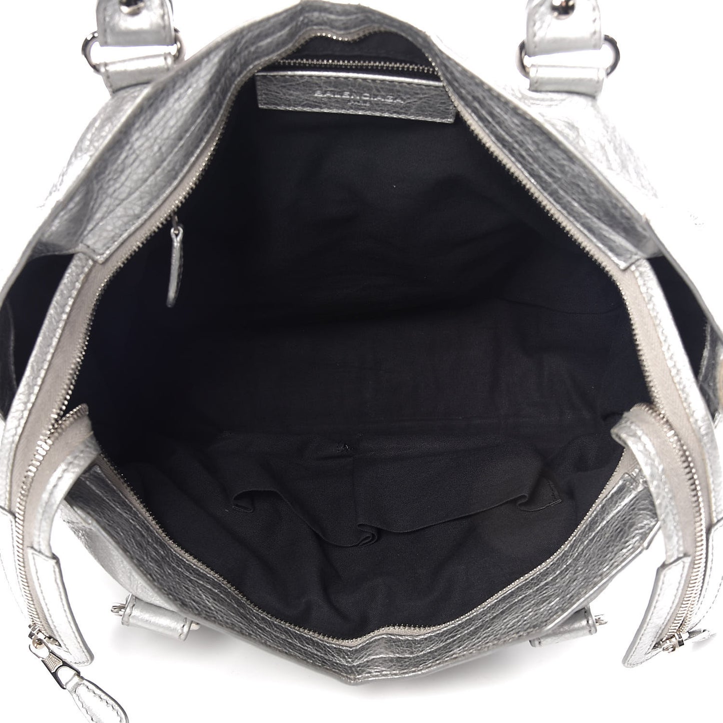 Metallic Agneau Giant 12 Silver Hardware City Gris Aluminum