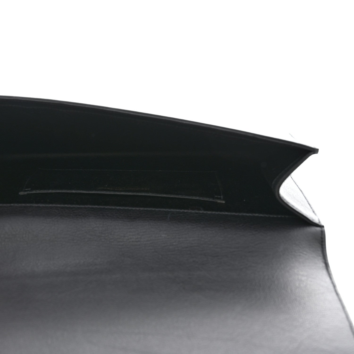 Saint Laurent Calfskin Monogram Large Belle De Jour Clutch Black 5 of 7