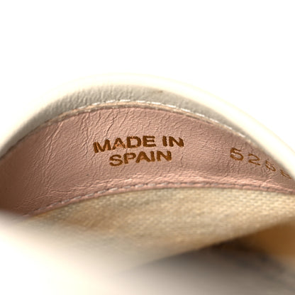 Gucci Canvas Logo Espadrilles 40 Greggio White 8 of 9