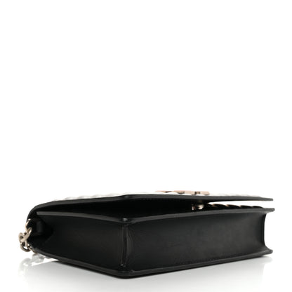 Off-White OFF WHITE Calfskin Diagonal Quilted Jitney 0.5 Crossbody Bag Black 4 of 11