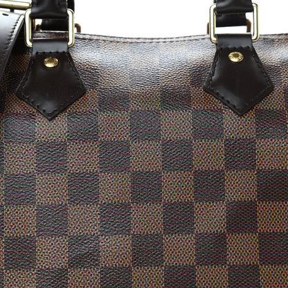 Louis Vuitton Damier Ebene Speedy Bandouliere 25 7 of 10
