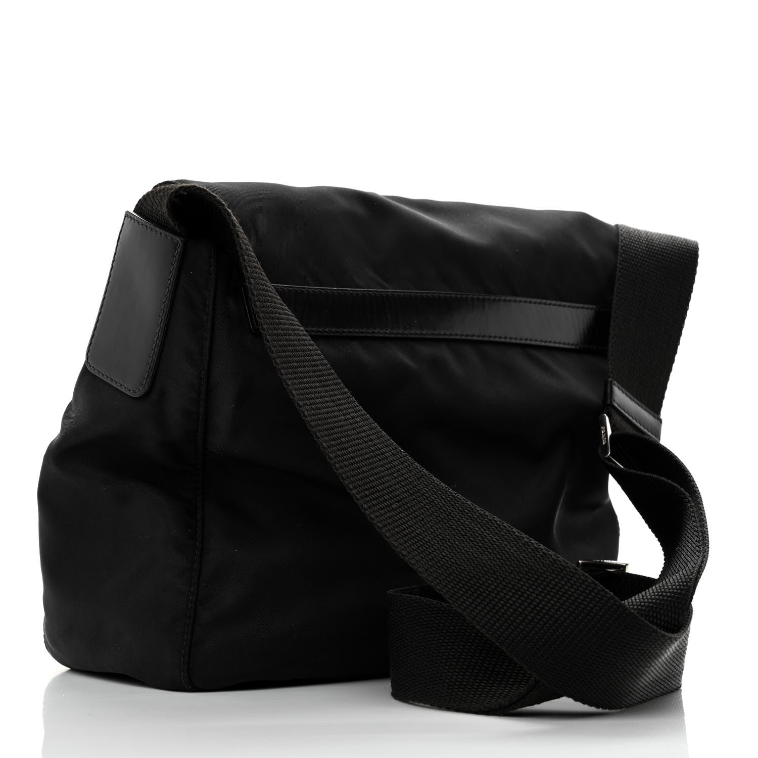 Prada Nylon Vela Messenger Black 3 of 9
