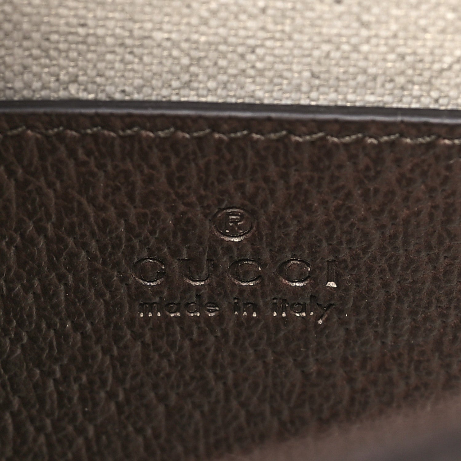 Gucci Monogram Jumbo GG Textured Dollar Calfskin Web Mini Horsebit 1955 Shoulder Bag Camel Ebony New Acero 6 of 8