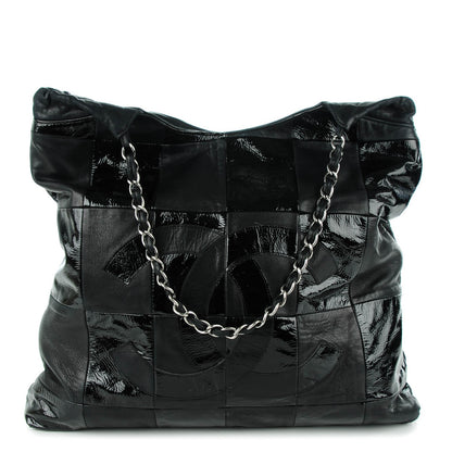 Chanel Patent Patchwork Brooklyn Tote Black 1 of 7