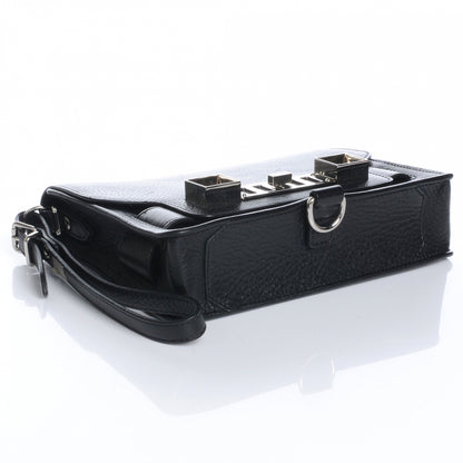 Proenza Schouler Textured Leather PS11 Wristlet Clutch Black 4 of 8
