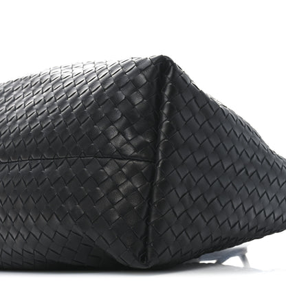 Bottega Veneta Calfskin Intrecciato Pinacoteca Reversible Tote Black Fondant 10 of 10