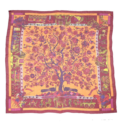 Hermes Mousseline Silk Fantaisies Indiennes Shawl 140 1 of 6