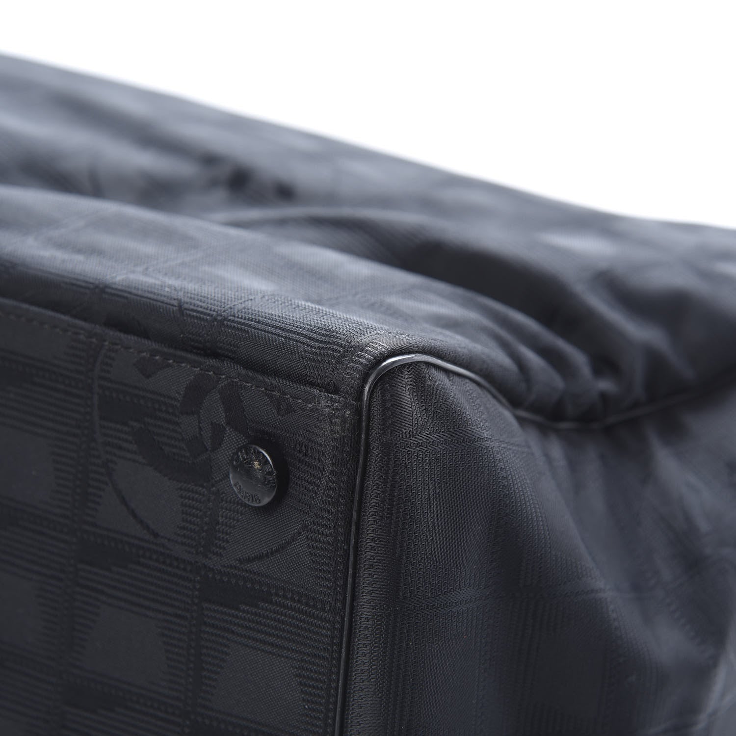 Chanel Nylon Travel Duffle Black 11 of 14