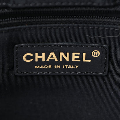 Chanel Calfskin Tall Cerf Tote Black 6 of 16