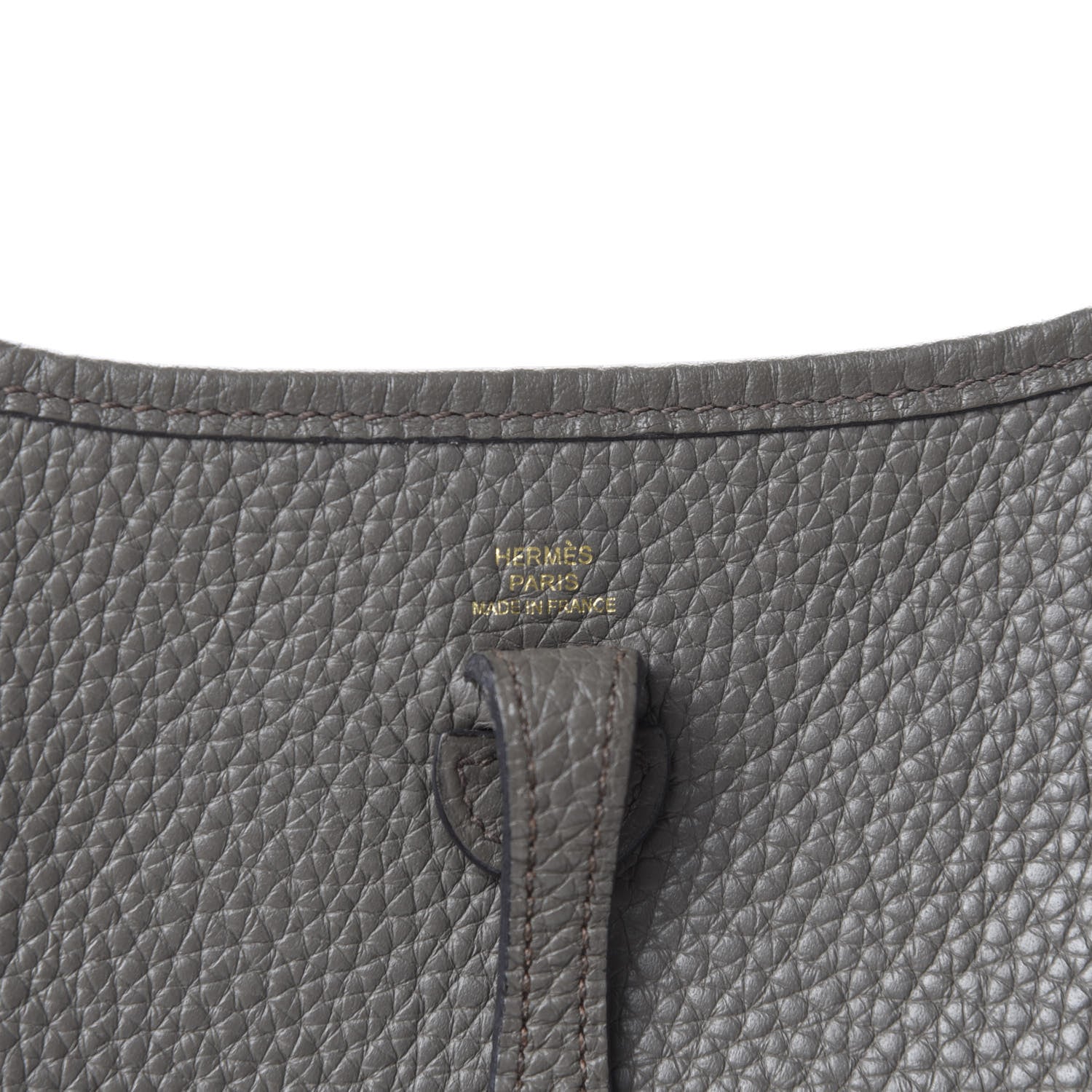 Hermes Taurillon Clemence Evelyne TPM Etain 6 of 8