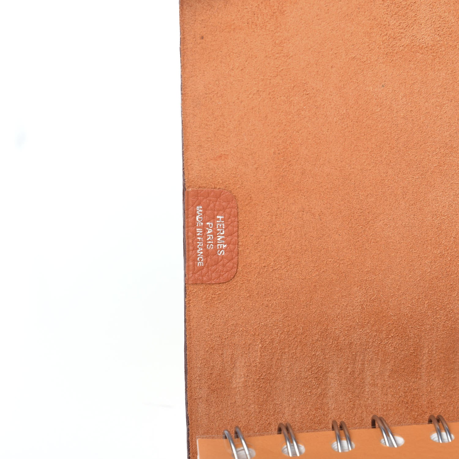 Hermes Togo Ulysse PM Notebook Cover Feu 7 of 9