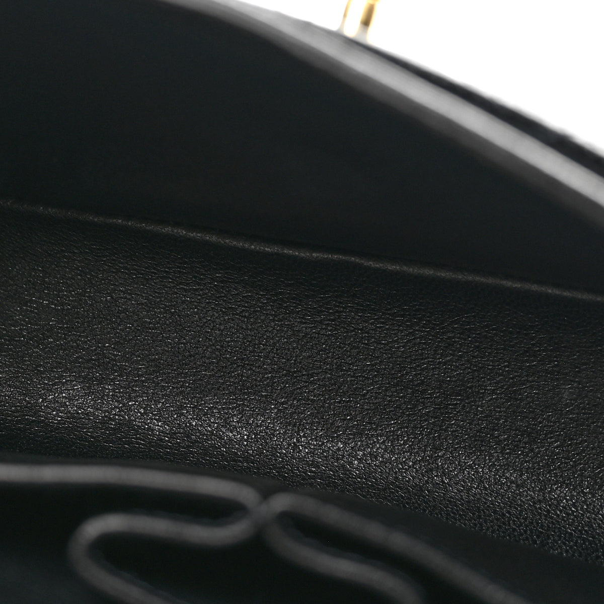 Caviar Quilted Small Double Flap Black