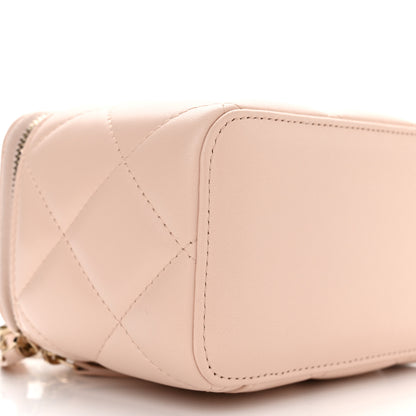 Chanel Lambskin Vanity Case Light Pink 9 of 11