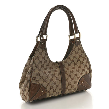 Gucci Monogram Calfskin Large Bardot Shoulder Bag Brown 3 of 10
